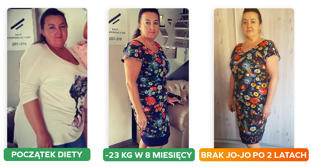 Przemiana 24 kg w 8 miesięcy - efekt po 2 latach