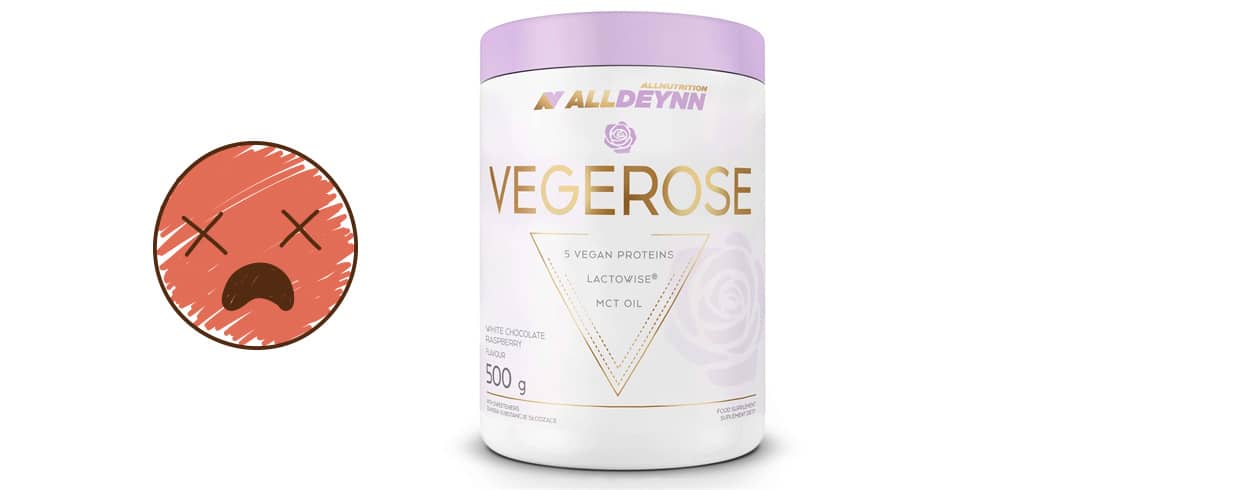 Słaba roślinna odżywka białkowa Vege Rose AllDeynn