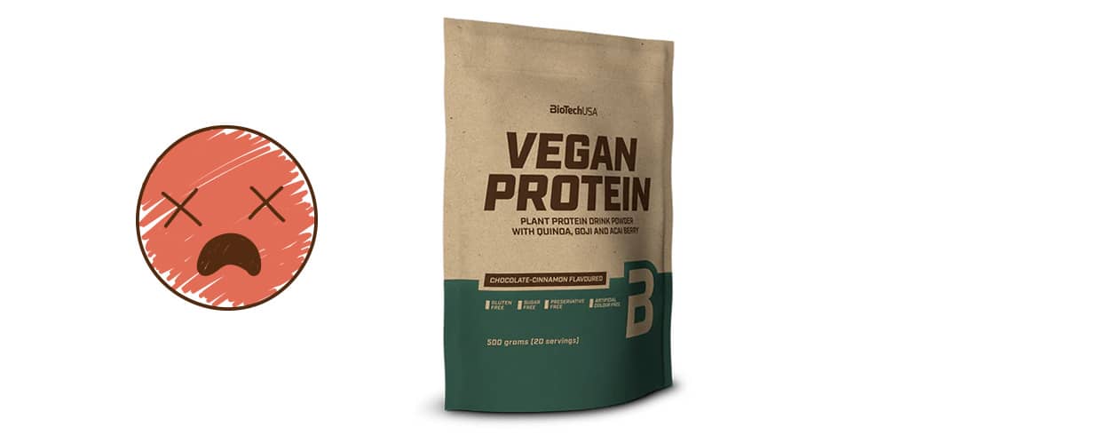 Słaba roślinna odżywka białkowa Vegan Protein BioTechUsa