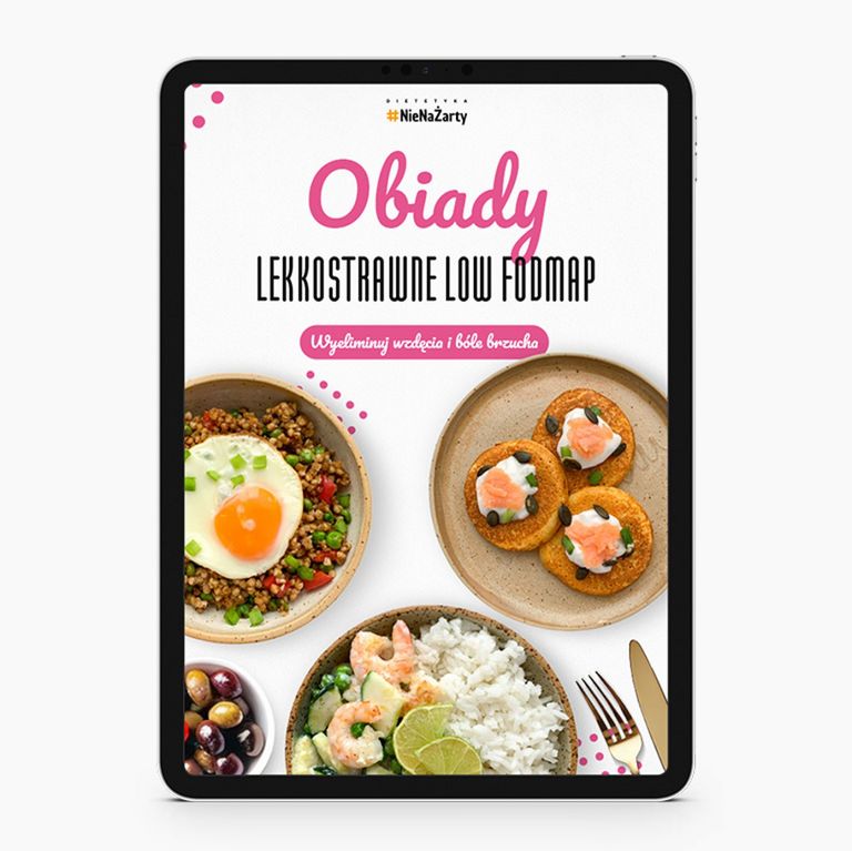 Obiady lekkostrawne low FODMAP (wyeliminuj wzdęcia i bóle brzucha) - ebook
