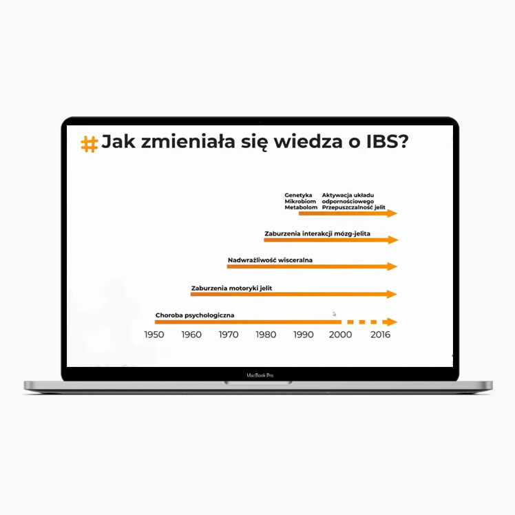 Fragment webinaru terapia low FODMAP. Update 2024. Czego dietetycy jeszcze nie wiedzą o zmienianiu wiedzy o IBS