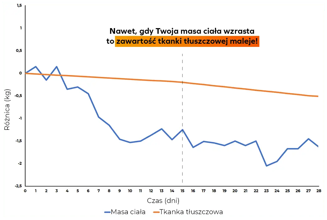 Przebieg redukcji masy ciała