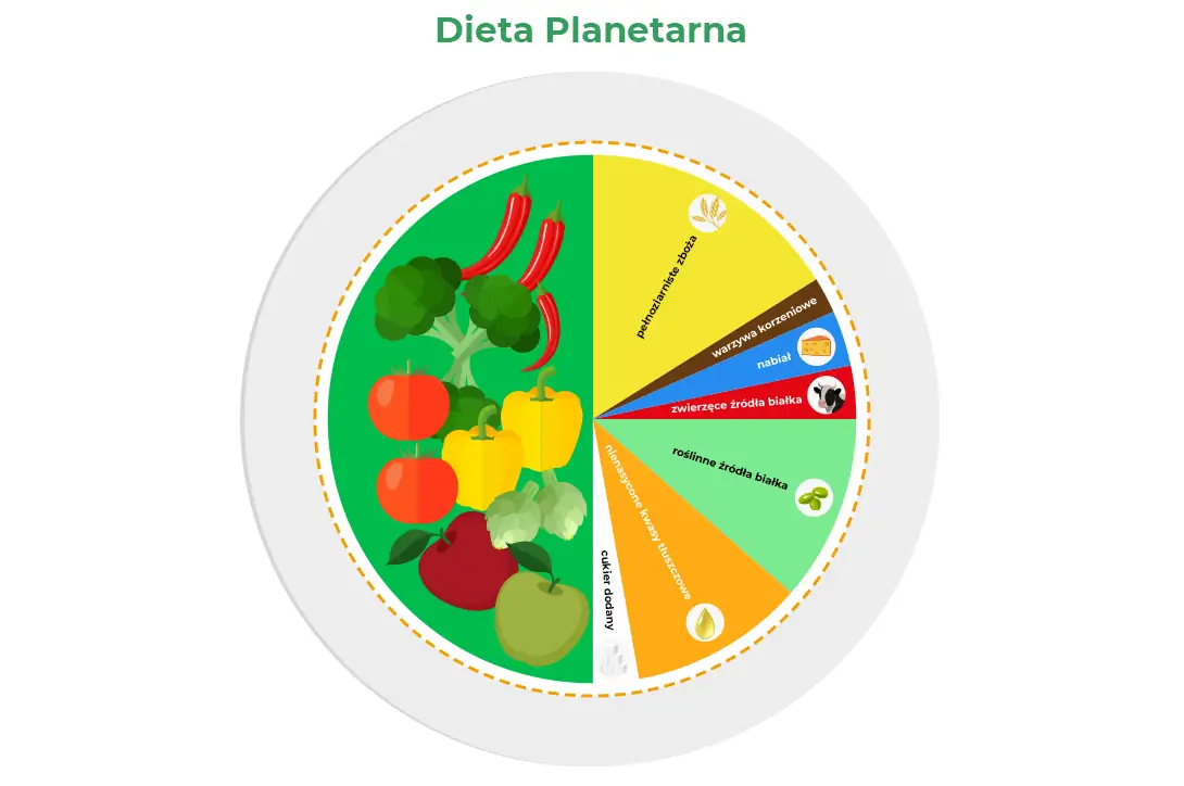 Dieta fleksitariańska - rozłożenie produktów