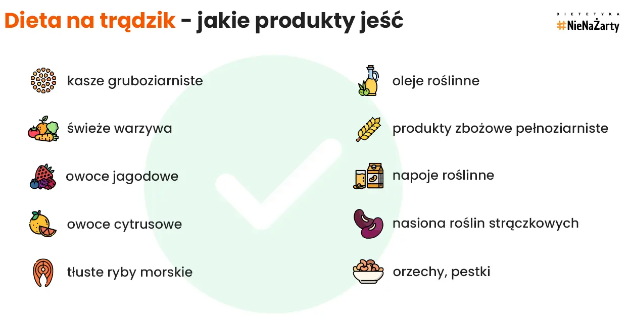 Dieta na trądzik - co jeść