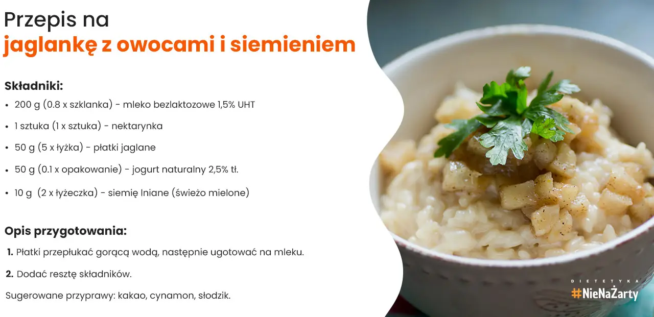 Dieta trzustkowa - przepis na śniadanie