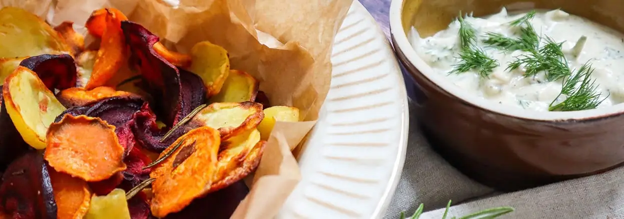 Zdrowa alternatywa czipsów – czipsy warzywne z rozmarynem