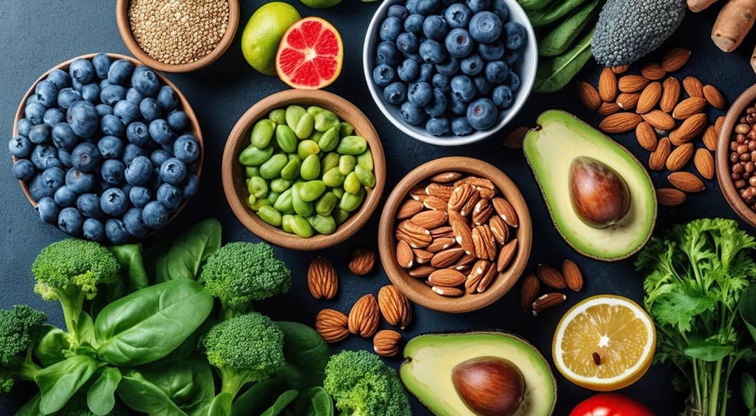 Super foods - borówki, migdały, brokuły, awokado i inne warzywa