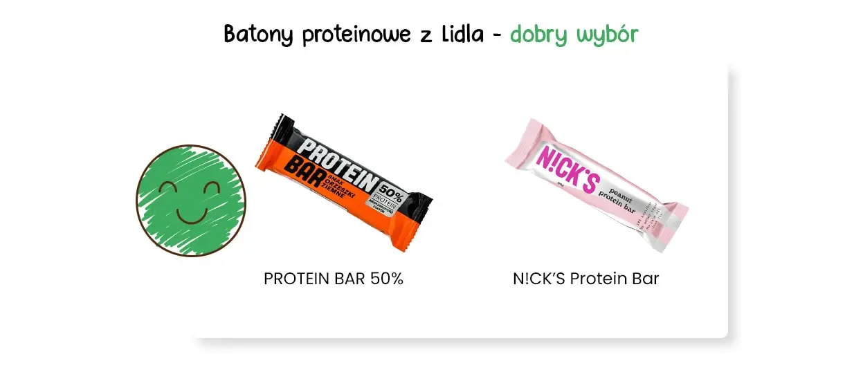 Dobre wybór batonów proteinowych z Lidla