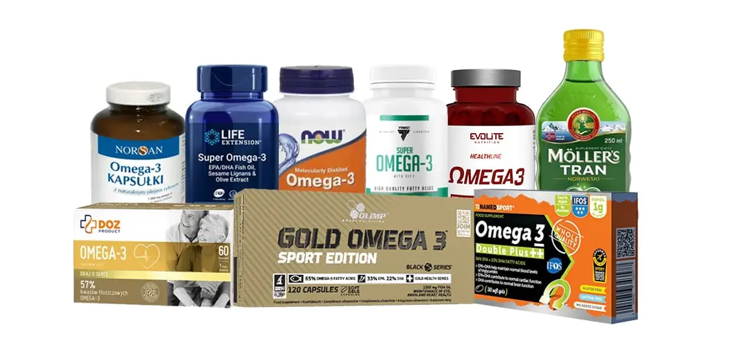 Suplementy z kwasami omega 3