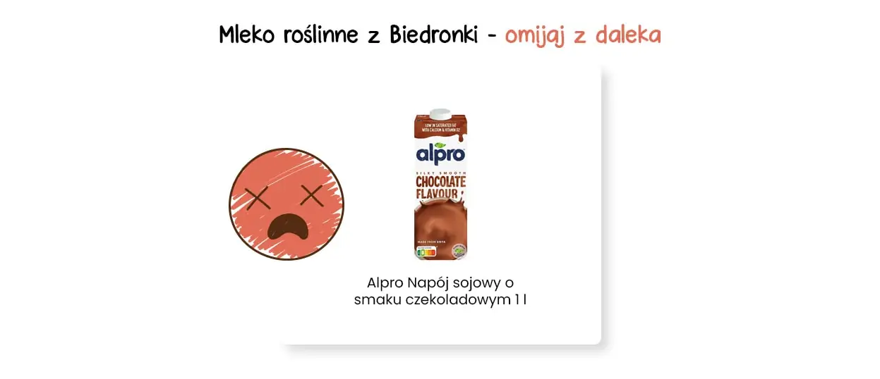 Mleko roślinne z biedronki - omijaj z daleka