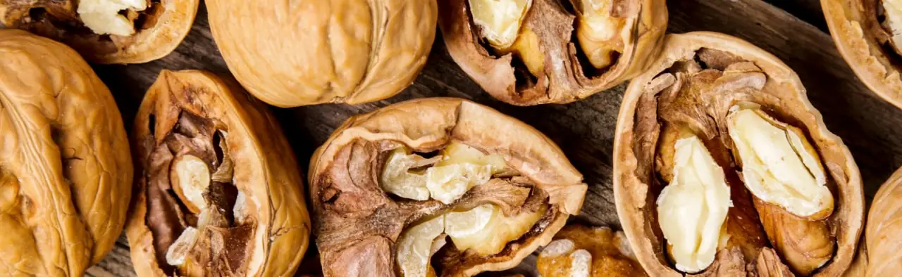 Orzechy włoskie roślinne źródło witaminy b7