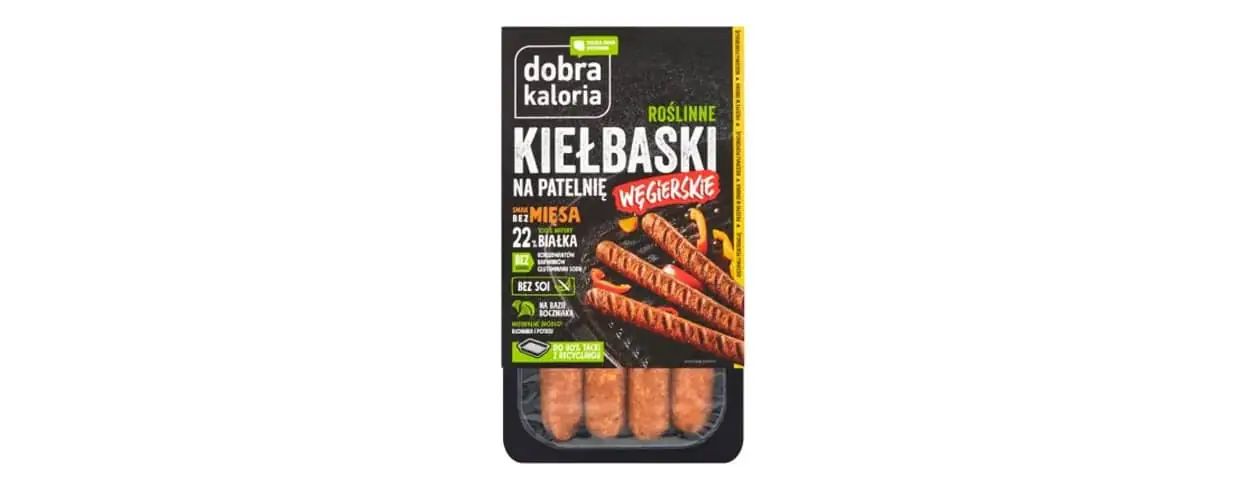 Kiełbaski roślinne od dobrej kalorii