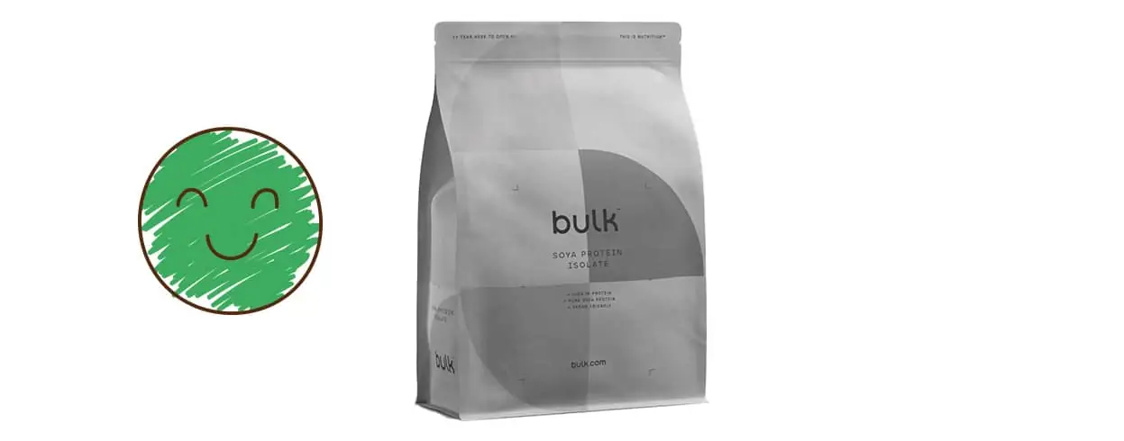Dobra roślinna odżywka białkowa Izolat białka sojowego Bulk