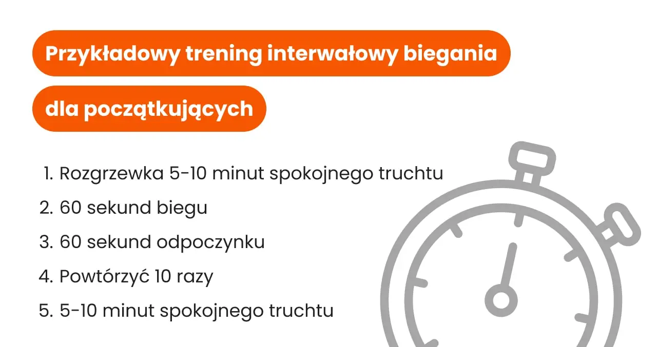 Przykładowy trening interwałowy biegania dla początkujących