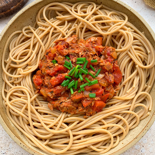 Spaghetti z tuńczykiem