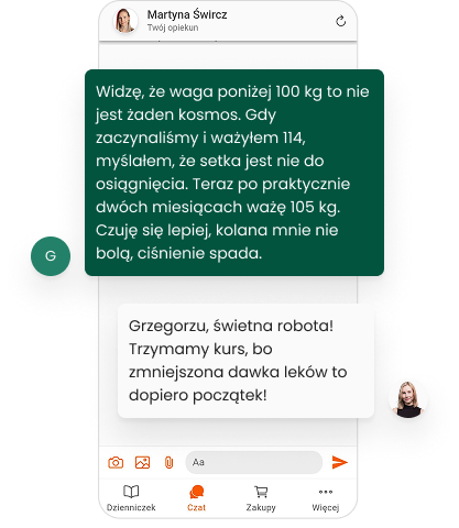 Grzegorz -16 kg w 9 miesięcy - wiadomość