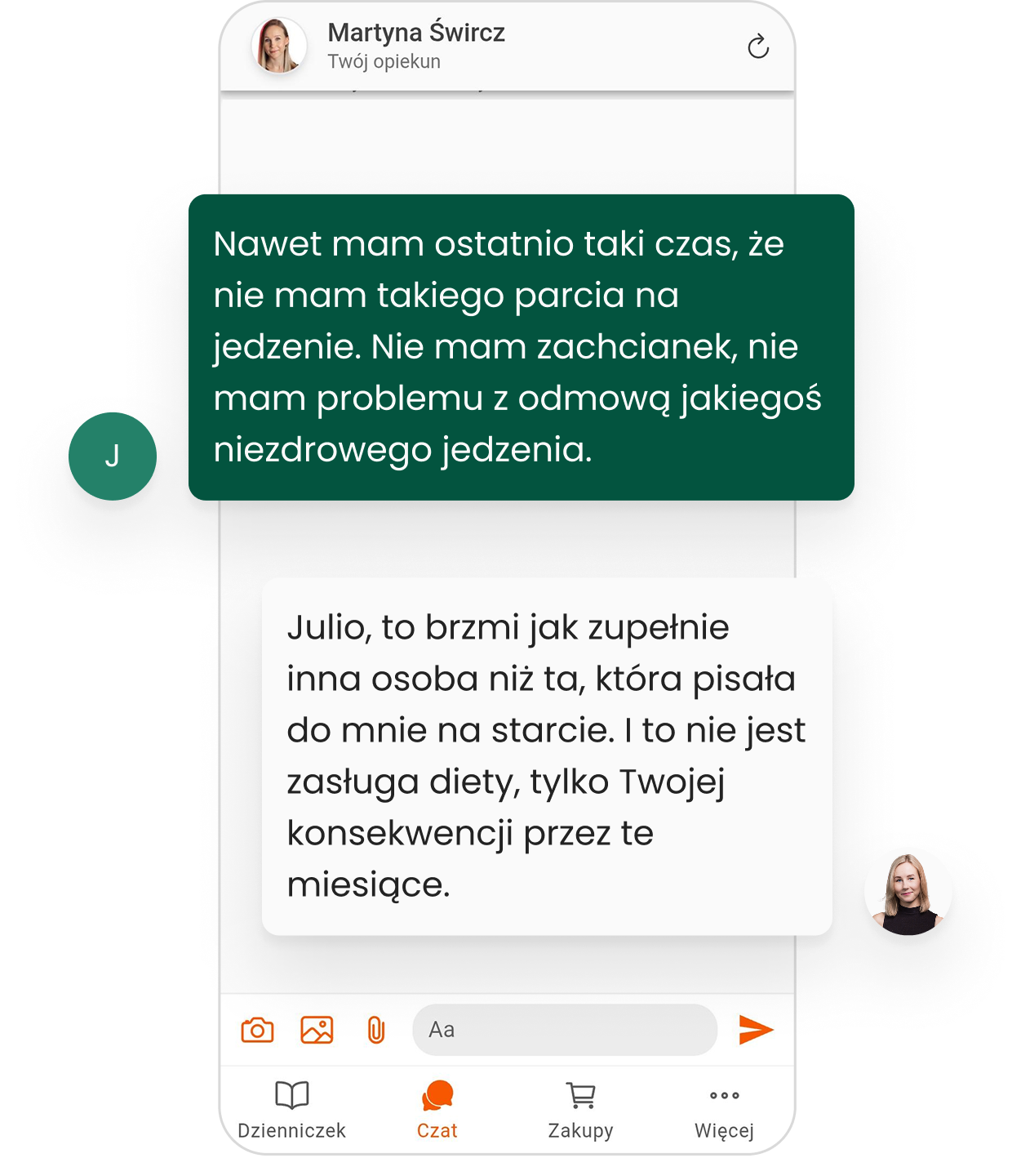 Julia -18 kg w 9 miesięcy - wiadomość