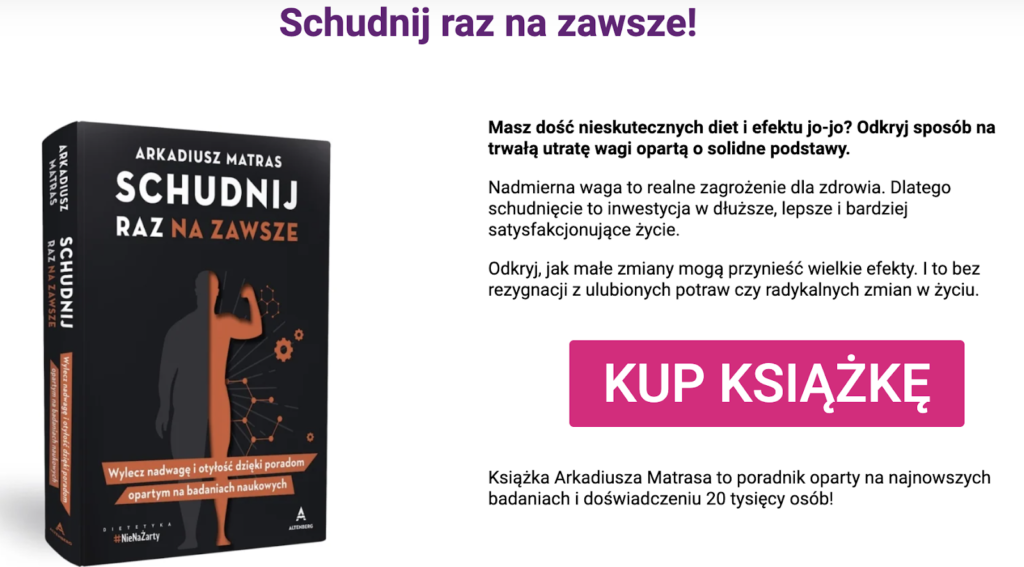 Książka Schudnij raz na zawsze