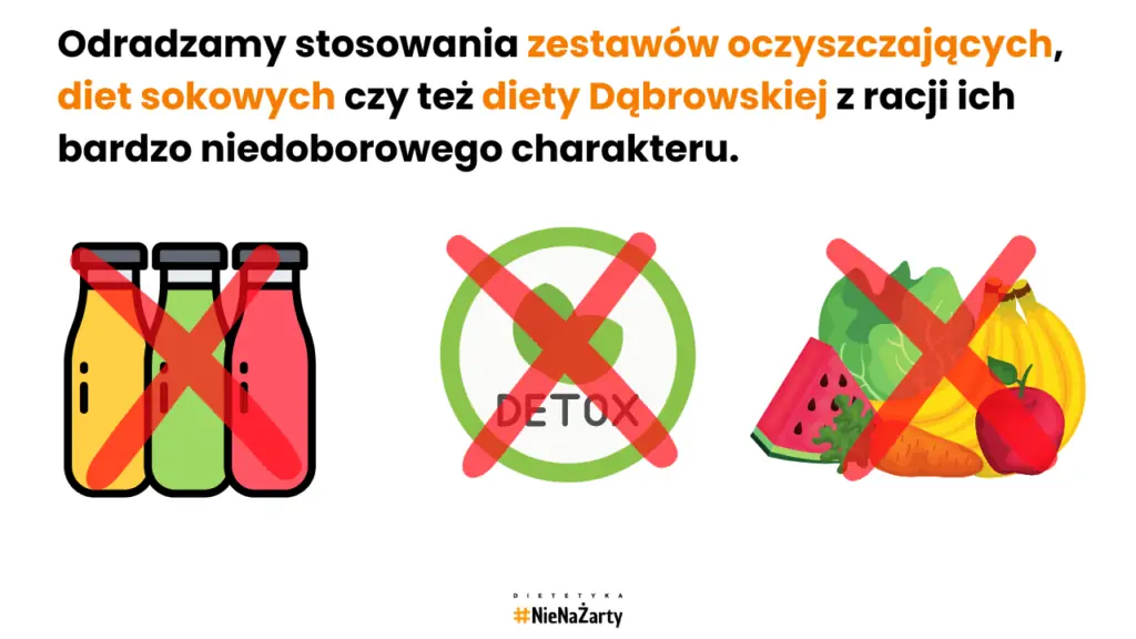dieta oczyszczająca - odradzamy