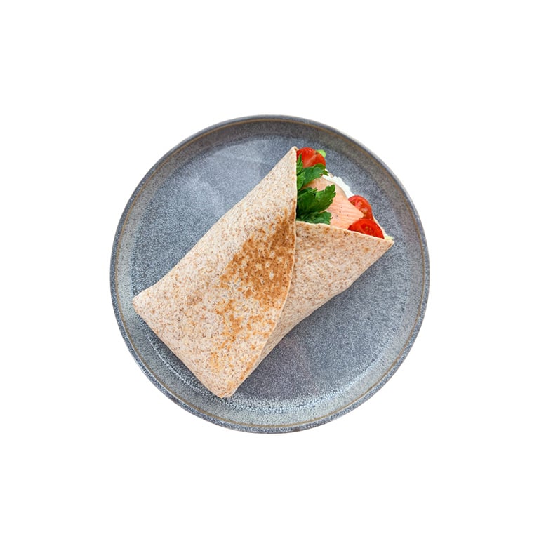 tortilla na talerzu