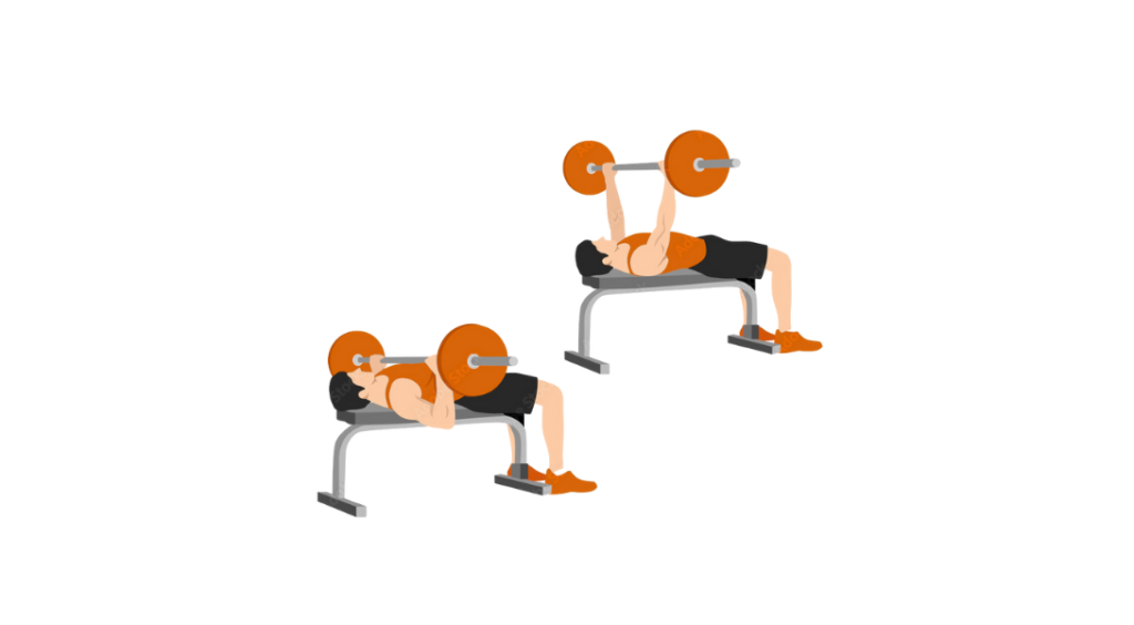 1+1/4 Biacromial Bench Press – Wyciskanie na ławce z ćwierć powtórzeniem i chwytem biakromialnym