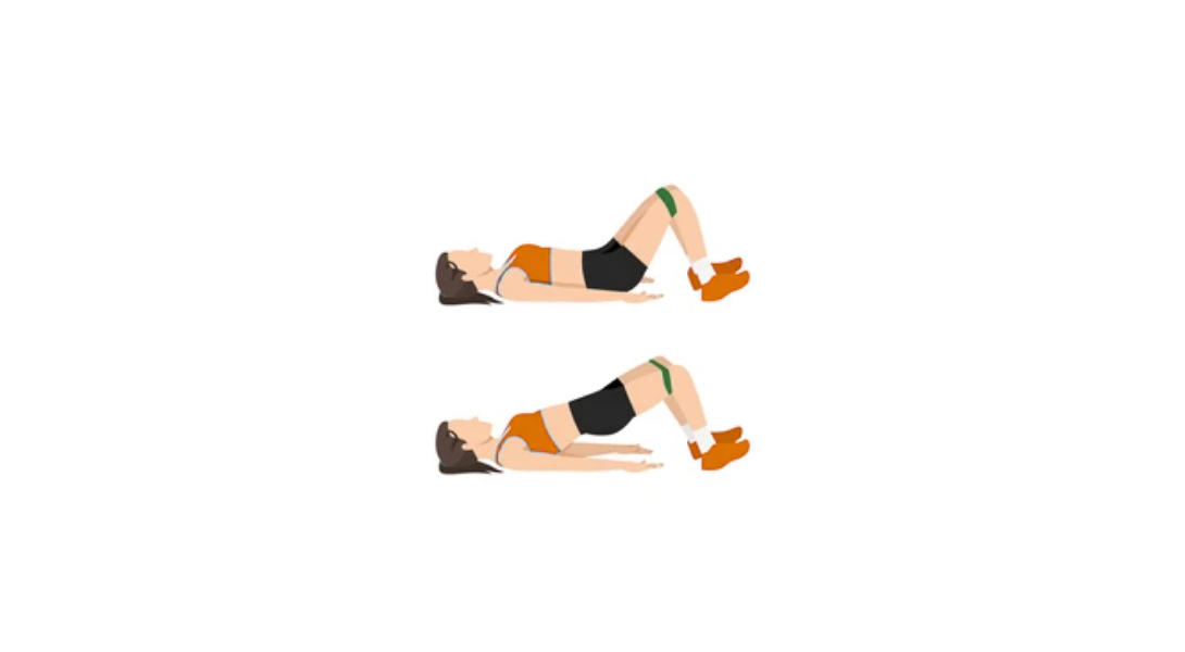 Miniband Glute Bridge - Most biodrowy z minibandem