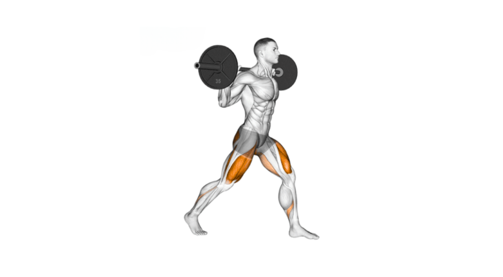 BB Split Squats - Przysiady wykroczne ze sztangą