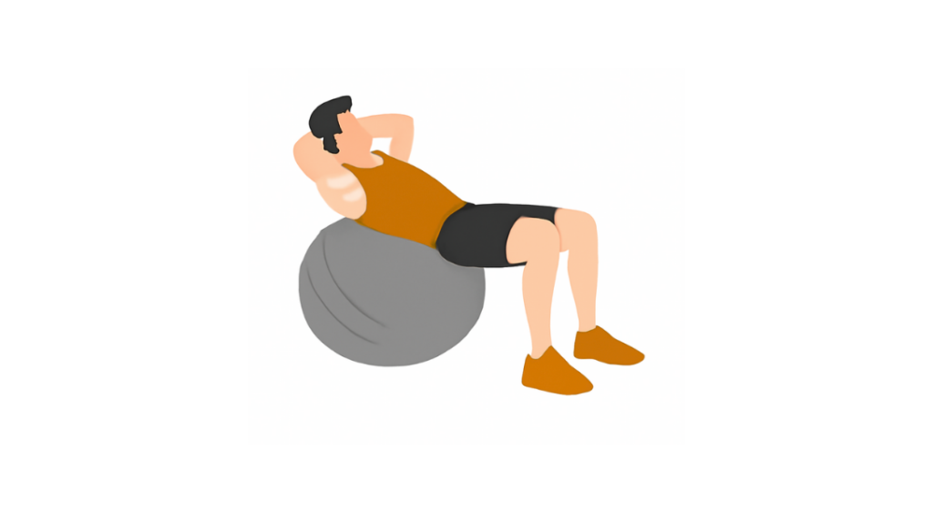 Swiss Ball Crunches - Brzuszki na piłce gimnastycznej