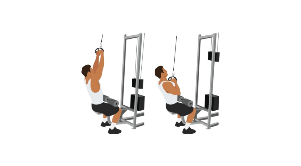 Cable Lat Pulldown - Ściąganie drążka wyciągu górnego