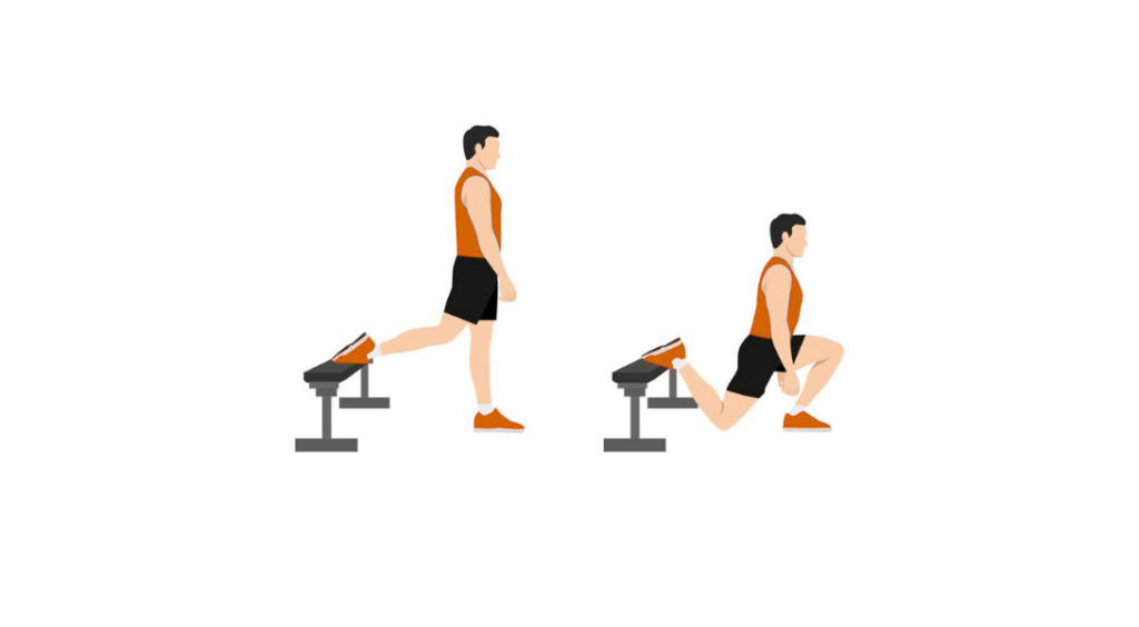DB Front Foot Elevated Split Squat (FFESSQ) - Przysiad dzielony z przednią nogą na podwyższeniu