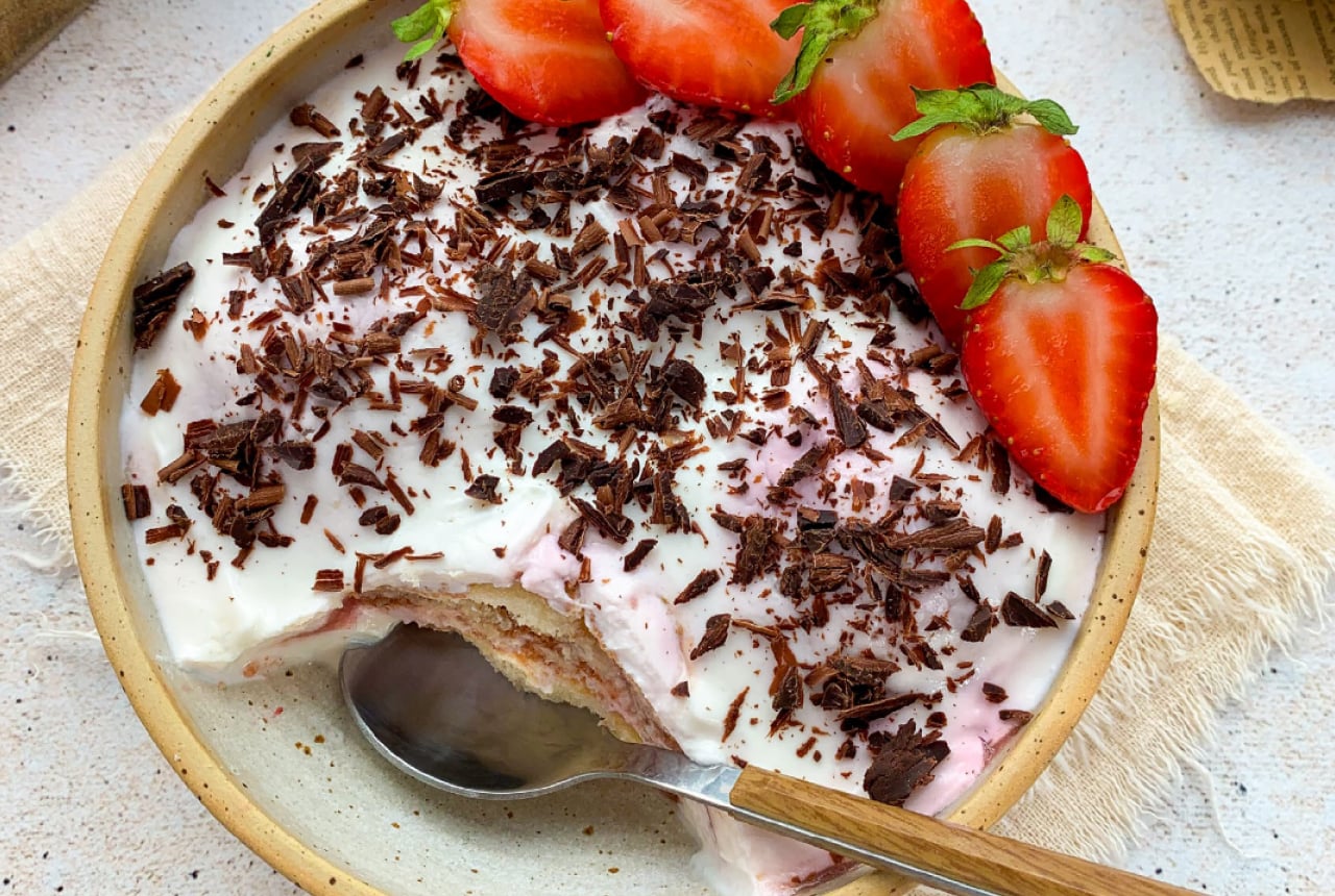 Tiramisu truskawkowe