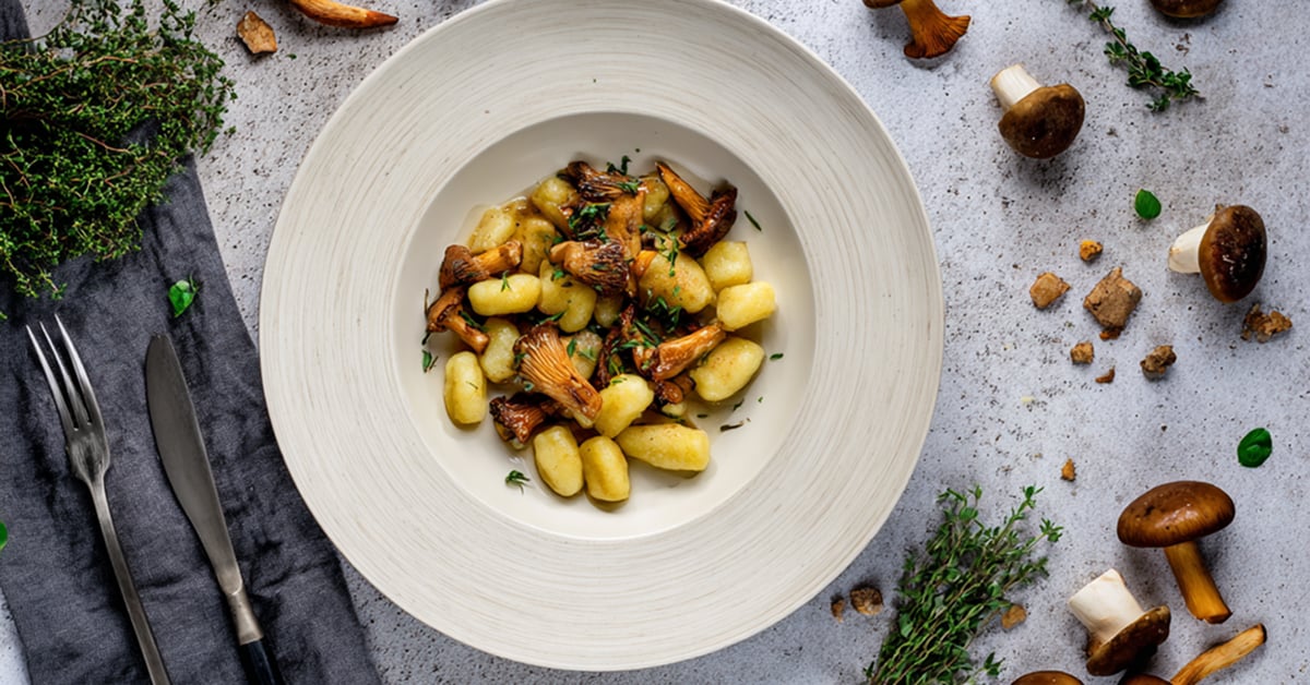 Gnocchi z kurkami