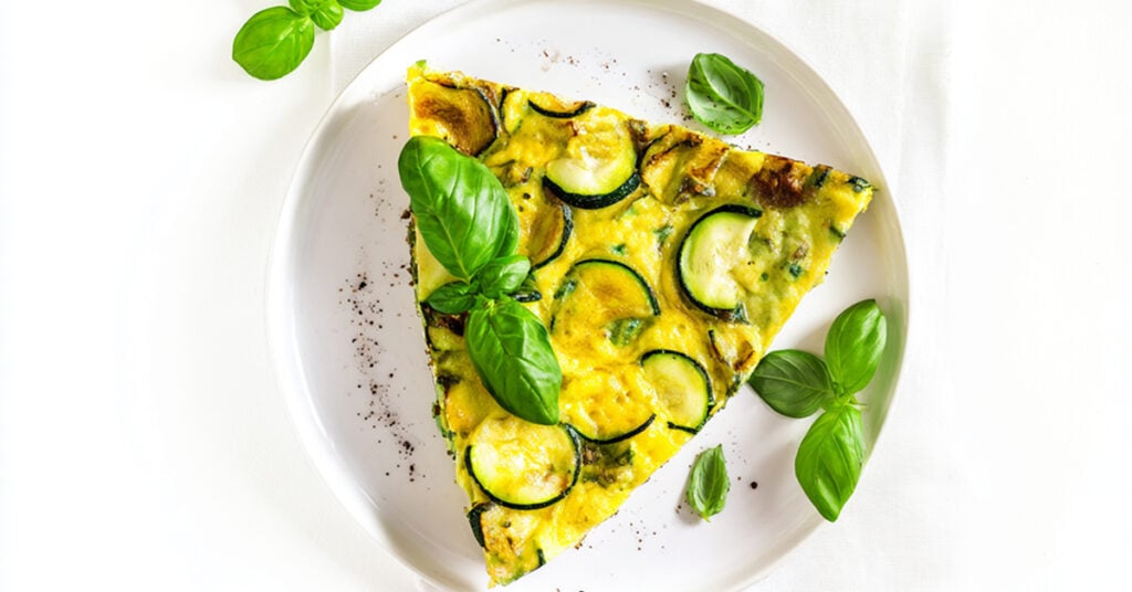 Pieczony omlet z cukinią