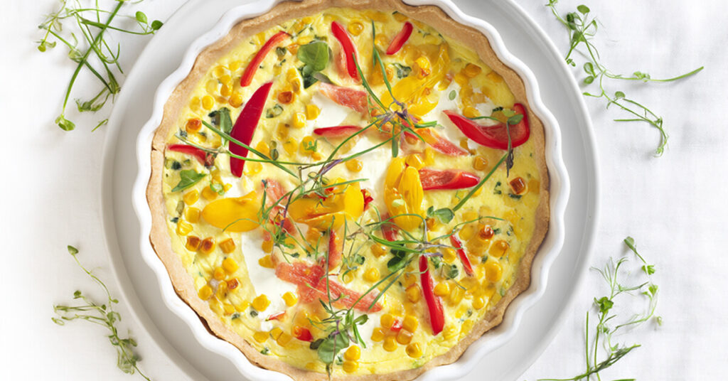Wegetariański quiche