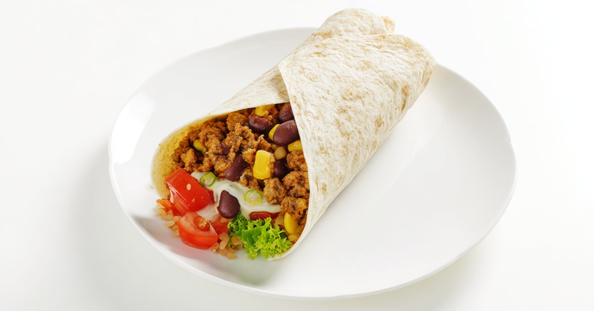 Meksykańskie burrito z indykiem