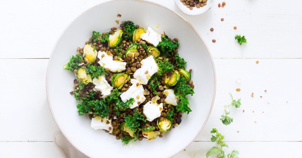 sałatka z soczewicy