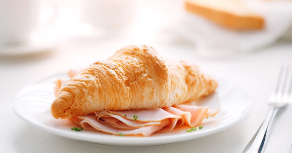 Croissant na wytrawnie