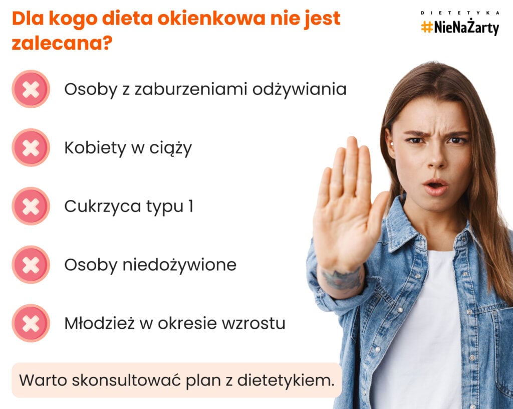 Dla kogo dieta okienkowa nie jest zalecana