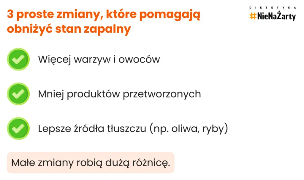 3 proste zmiany które pomagają obniżyć stan zapalny