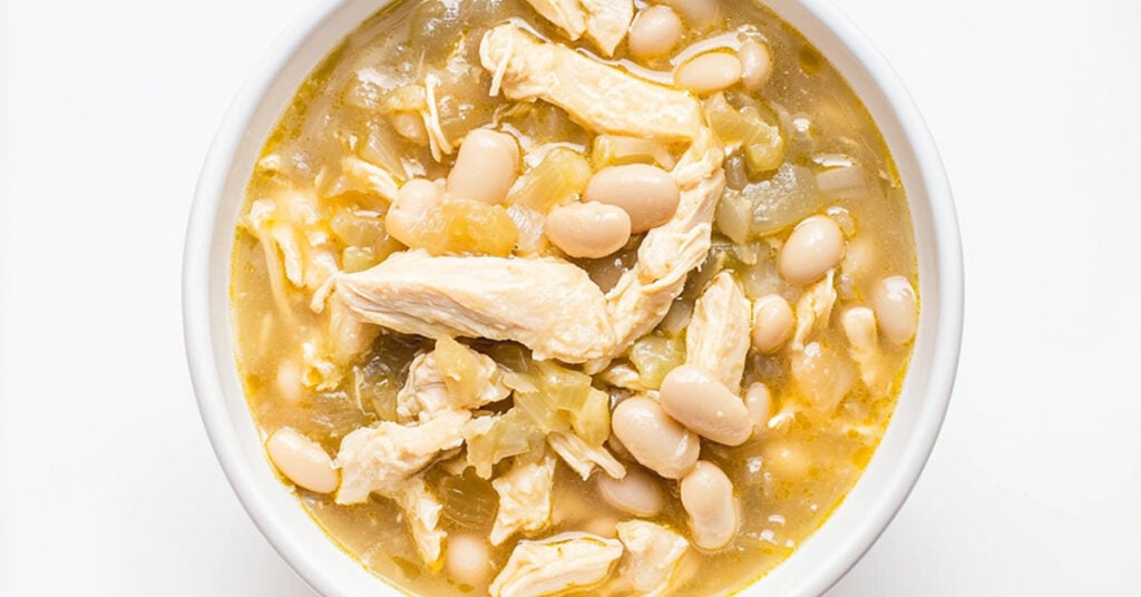 Białe chilli z kurczakiem z fasolą białą