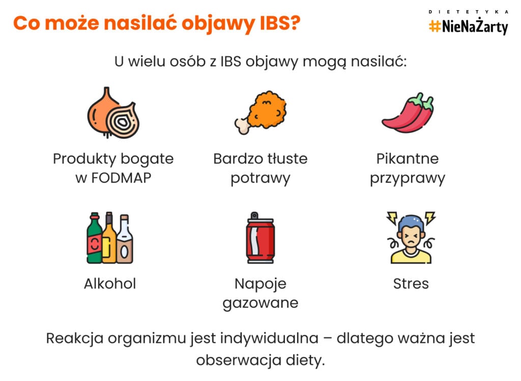 Co może nasilać objawy IBS