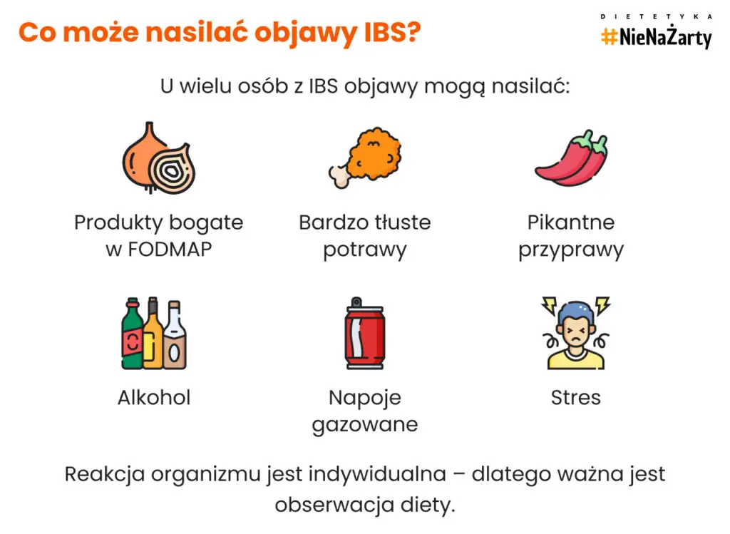 Co może nasilać objawy IBS
