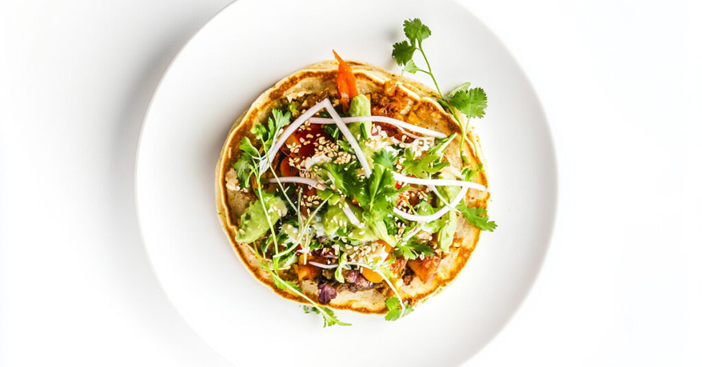 Naleśniki po meksykańsku z farszem sojowym