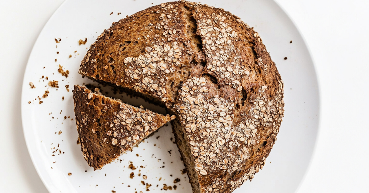 Szybki chlebek bananowy z mąki gryczanej