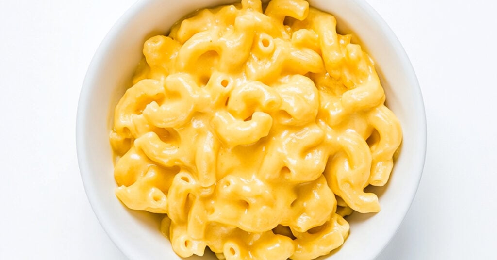 Wegański mac and cheese