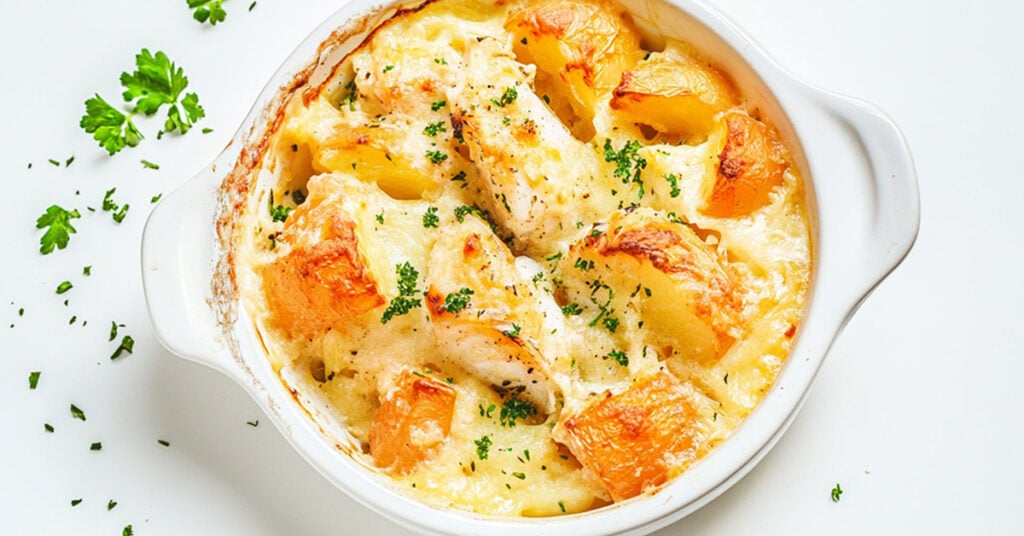 Zapiekanka rybna z ziemniakami