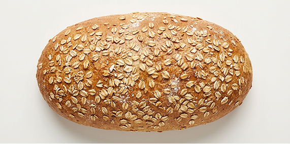 Chleb mieszany z płatkami owsianymi