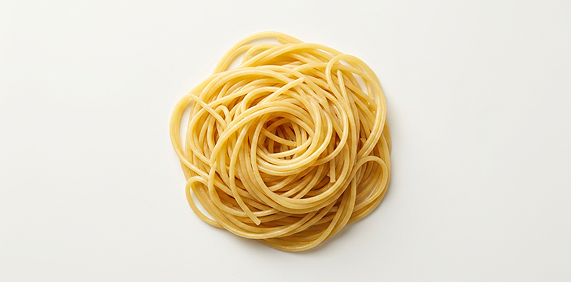 Makaron bezjajeczny z semoliny gotowany