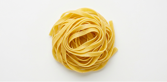 Makaron dwujajeczny z semoliny gotowany