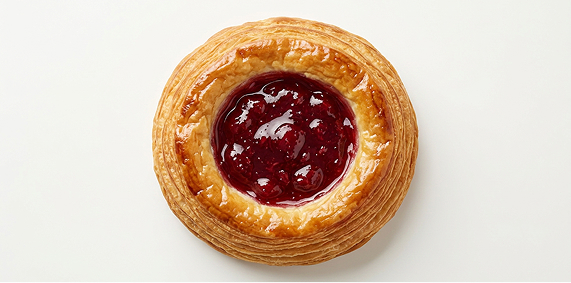 Pieczywo półfrancuskie z dżemem